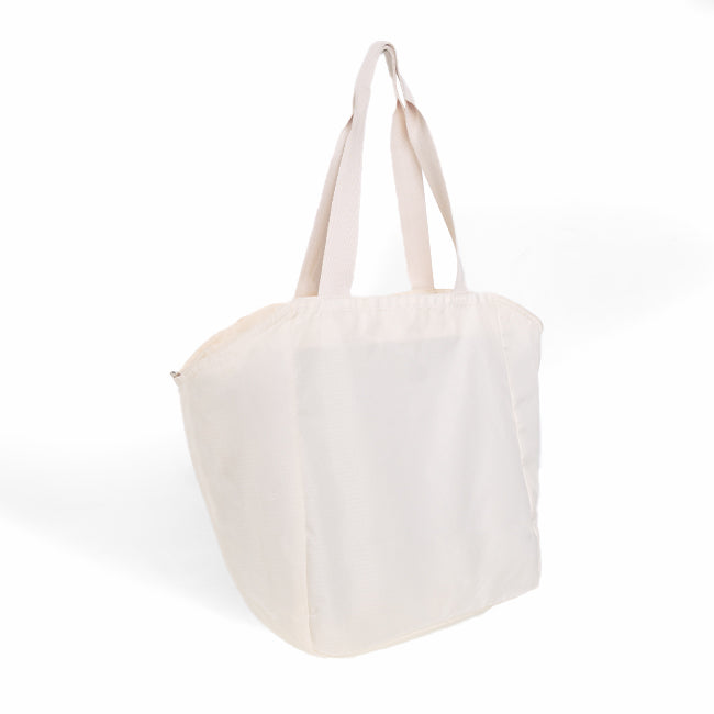 Janis Top Zip Tote L In Sandbar L