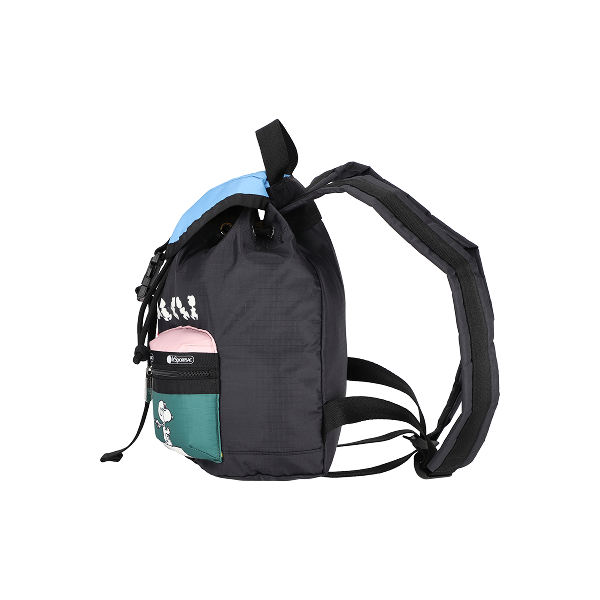 LeSportsac Tas Unisex Backpack Small Voyager In Peanuts 75Th Patchwork