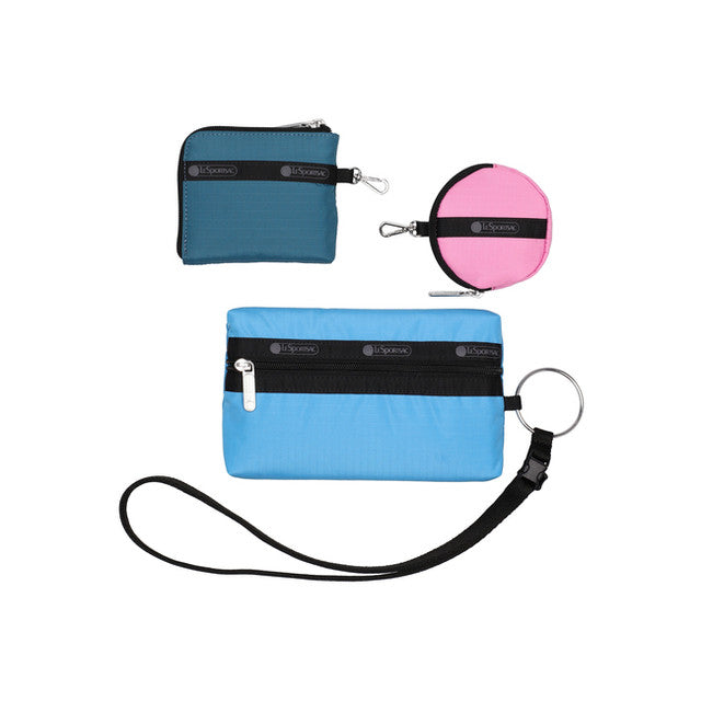 Multi Pouch Wristlet In Teal/Vivid/Fuschia Cb