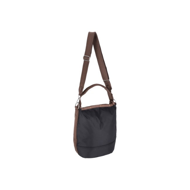 LeSportsac Unisex Convertible Bucket Bag In Deep Sea/Dark Chocolate