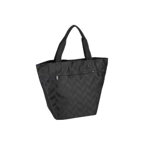Market Tote In Herringbone Jacquard