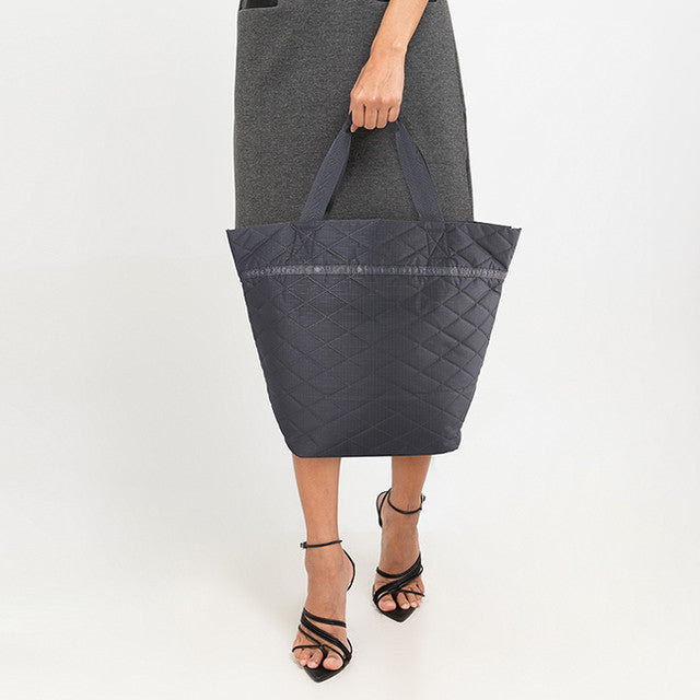 Market Tote In Thunder Cross Deboss