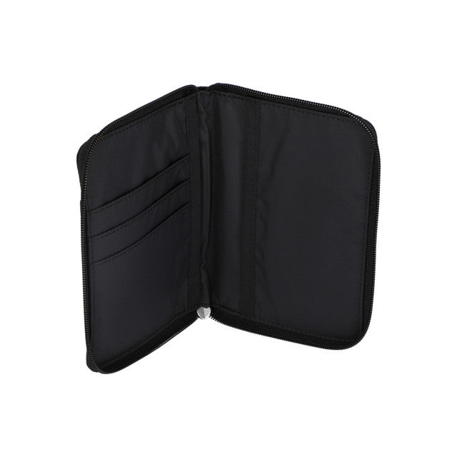 Zip Travel Wallet In Recycled Black