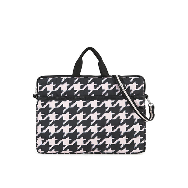 LeSportsac Aksesoris Unisex Laptop Bag Th Laptop Case 15 In Blk/ Beige Houndstooth