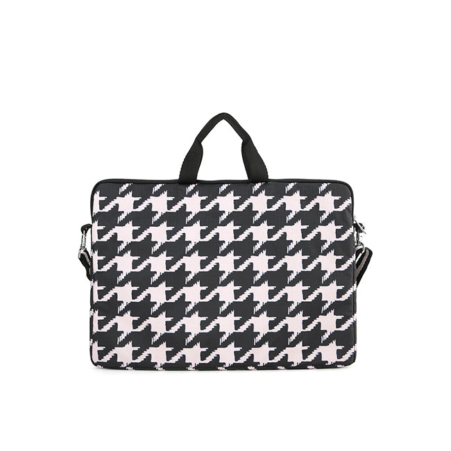 LeSportsac Aksesoris Unisex Laptop Bag Th Laptop Case 15 In Blk/ Beige Houndstooth