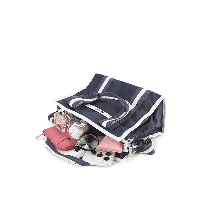 Sm Top Handle Tote In Spectator Deep Blue