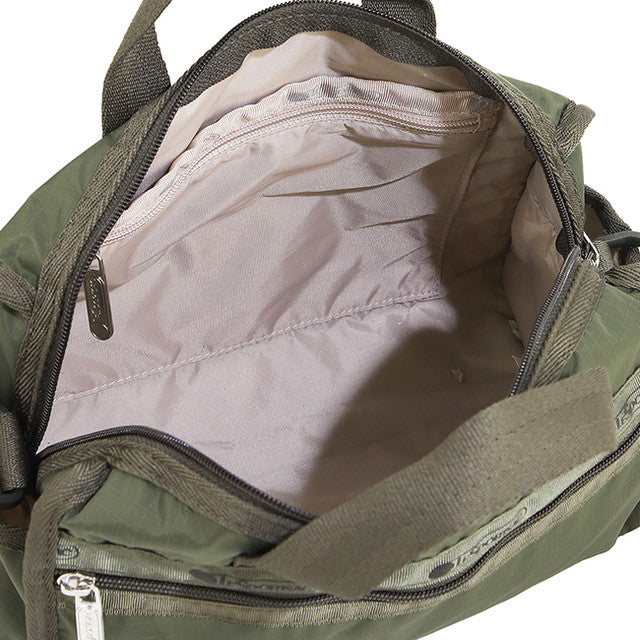 Mini Duffel Crossbody In Dark Olive