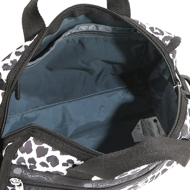 Mini Duffel Crossbody In Neutral Leopard