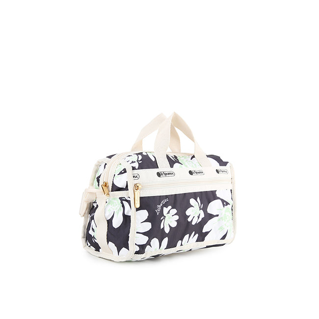 Mini Duffel Crossbody In Tropical Garden