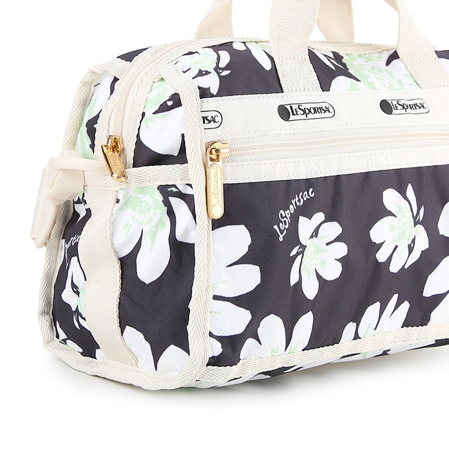 Mini Duffel Crossbody In Tropical Garden