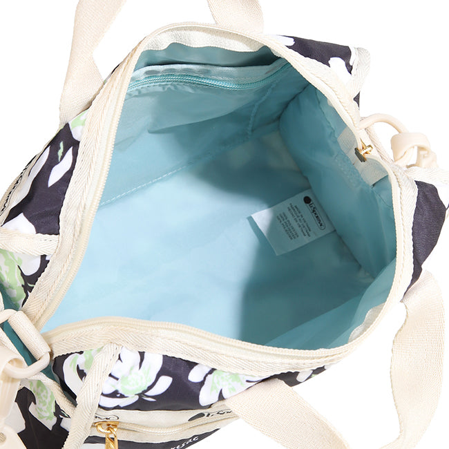 Mini Duffel Crossbody In Tropical Garden