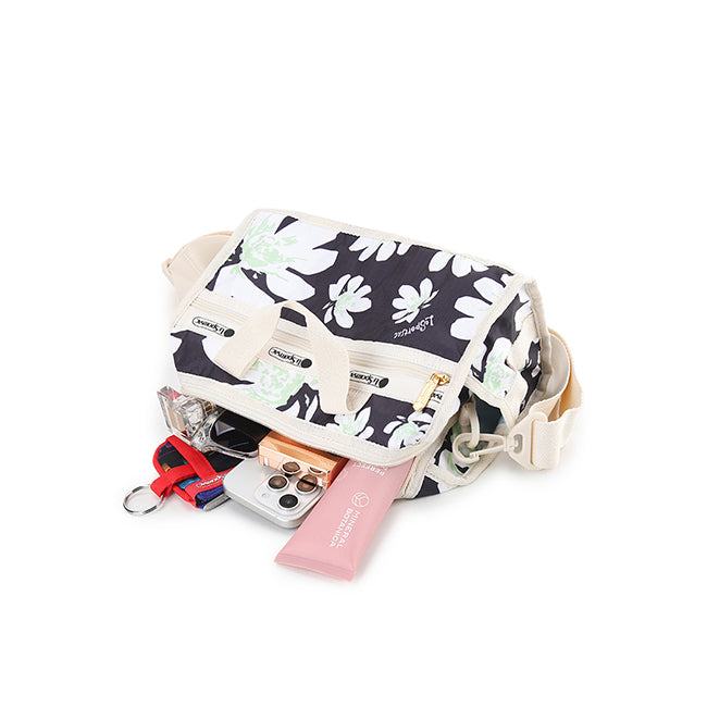 Mini Duffel Crossbody In Tropical Garden