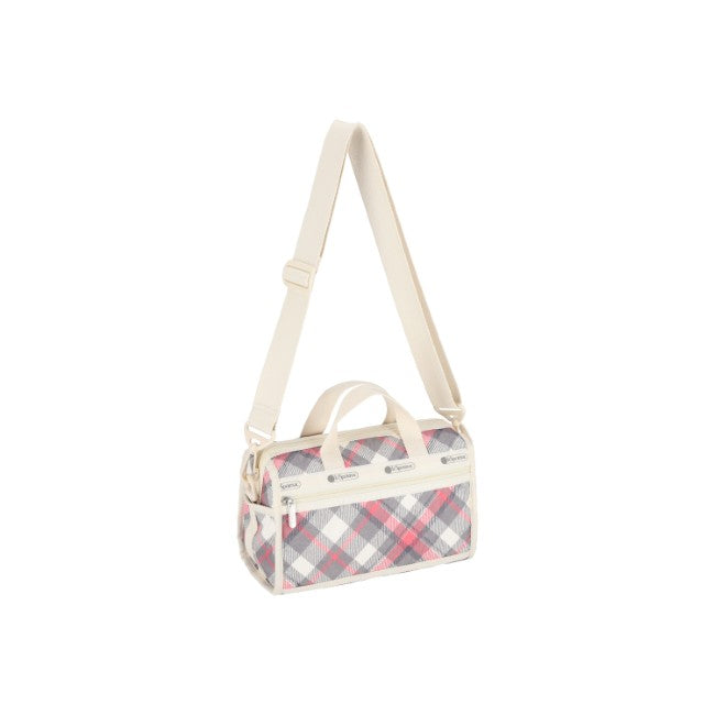 LeSportsac Unisex Mini Duffel Crossbody In Seamless Tartan