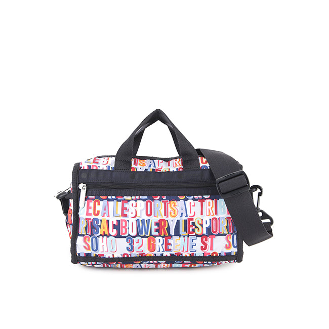LeSportsac Unisex Mini Duffel Crossbody In Downtown Nyc