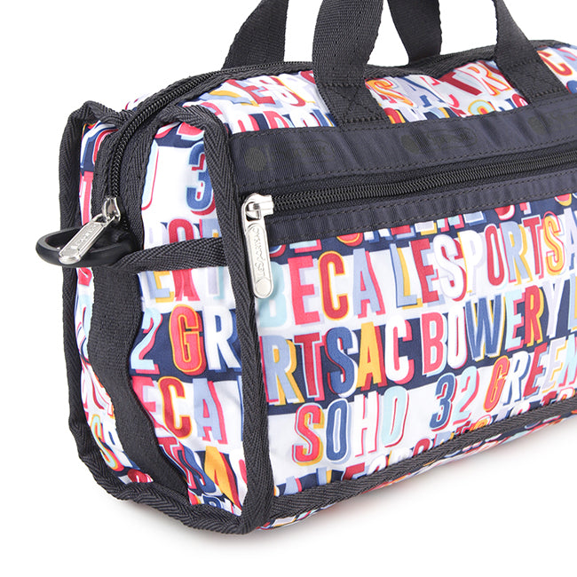 LeSportsac Unisex Mini Duffel Crossbody In Downtown Nyc