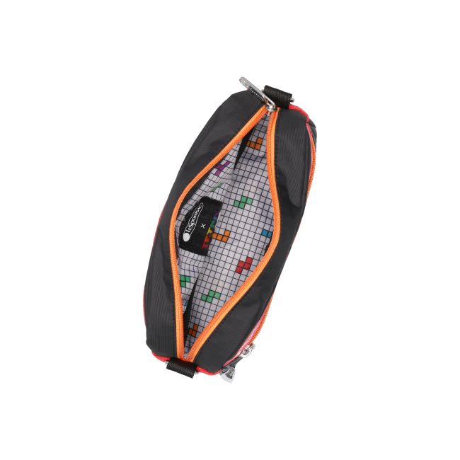 E/W Phone Crossbody In Tetris Heart Emb Xbody