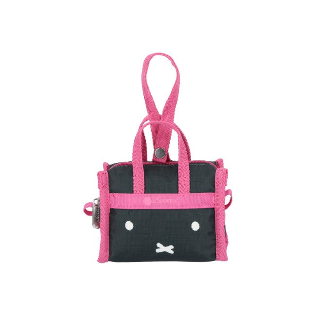 LeSportsac Unisex Bags Micro Weekender Charm In Miffy Green/Pink Charm