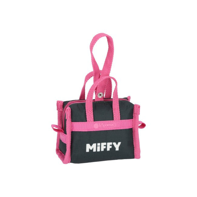 LeSportsac Unisex Bags Micro Weekender Charm In Miffy Green/Pink Charm