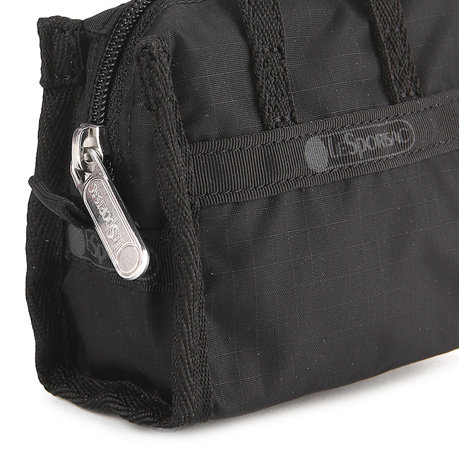 LeSportsac Unisex Micro Weekender Charm In Recycled Black