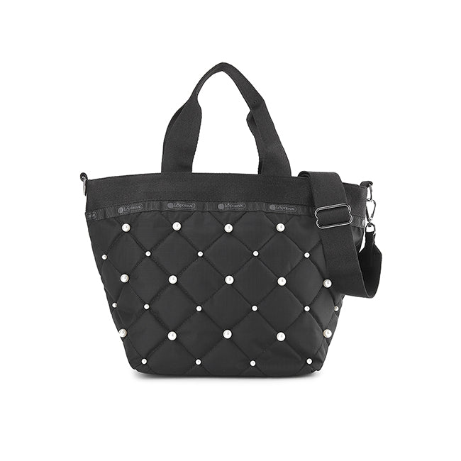 Bucket Tote W Pearls2 In Midnight Pearl