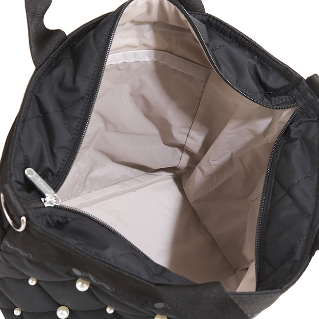 Bucket Tote W Pearls2 In Midnight Pearl