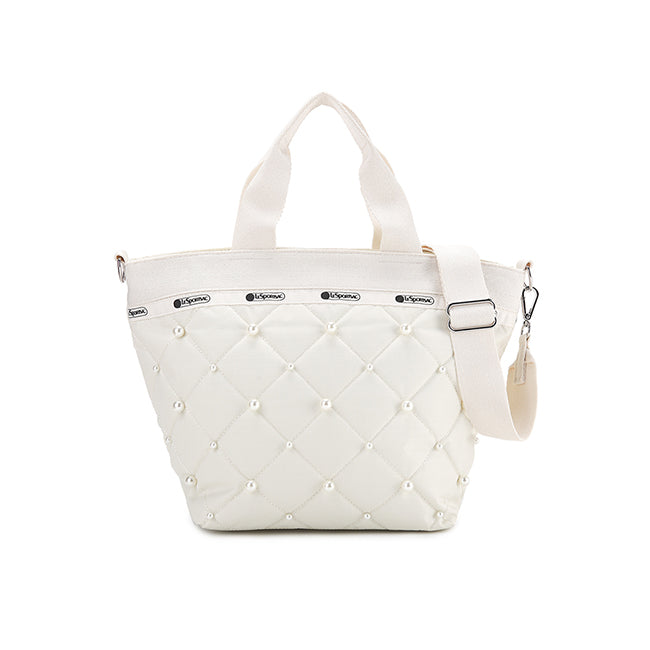Bucket Tote W Pearls2 In Starlight Pearl