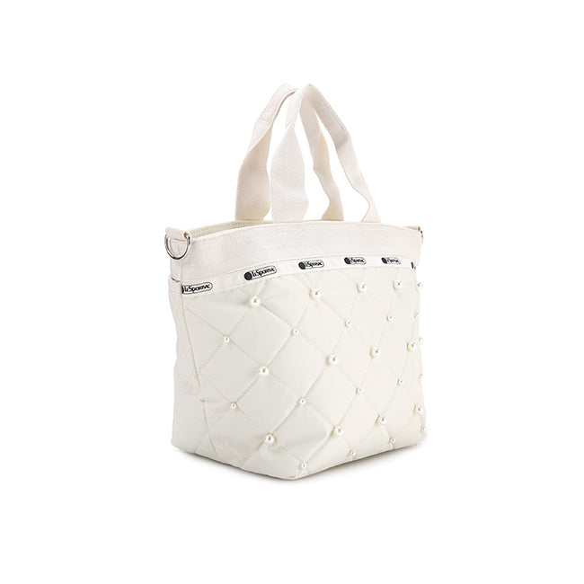 Bucket Tote W Pearls2 In Starlight Pearl