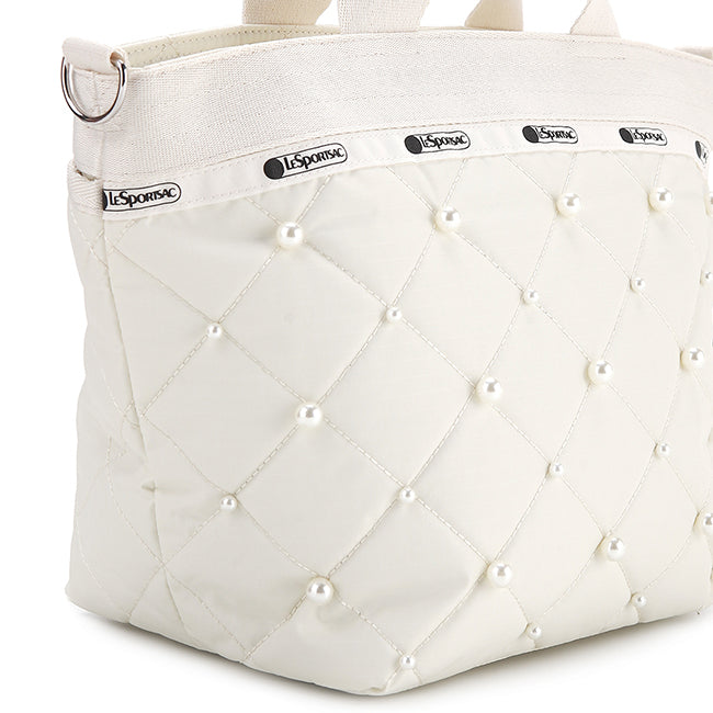 Bucket Tote W Pearls2 In Starlight Pearl