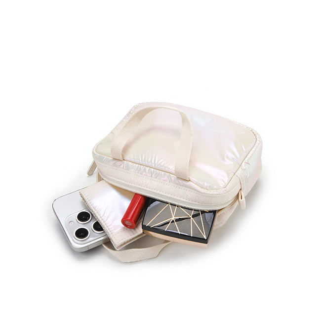 Gradient Micro Bag In Pearlized Gradient Shine