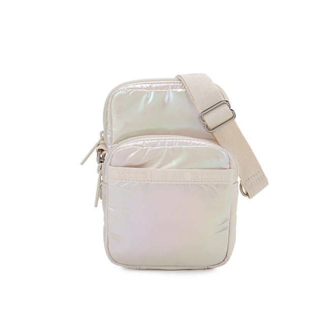 Gradient Mini Phone Bag In Pearlized Gradient Shine