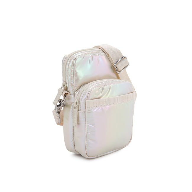 Gradient Mini Phone Bag In Pearlized Gradient Shine