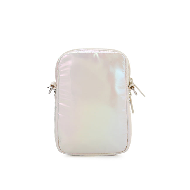 Gradient Mini Phone Bag In Pearlized Gradient Shine