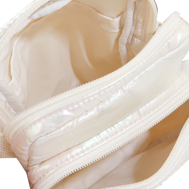 Gradient Mini Phone Bag In Pearlized Gradient Shine