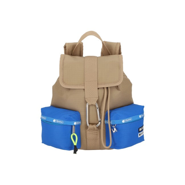 LeSportsac Unisex Bags Msgm Voyager Backpack In Voyager Khaki/Blue