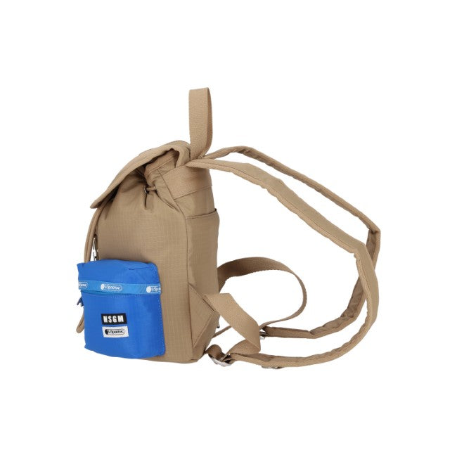 LeSportsac Unisex Bags Msgm Voyager Backpack In Voyager Khaki/Blue