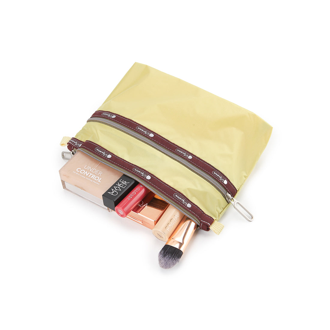 Essential 2 Zip Pouch In Pw Butterscotch C1