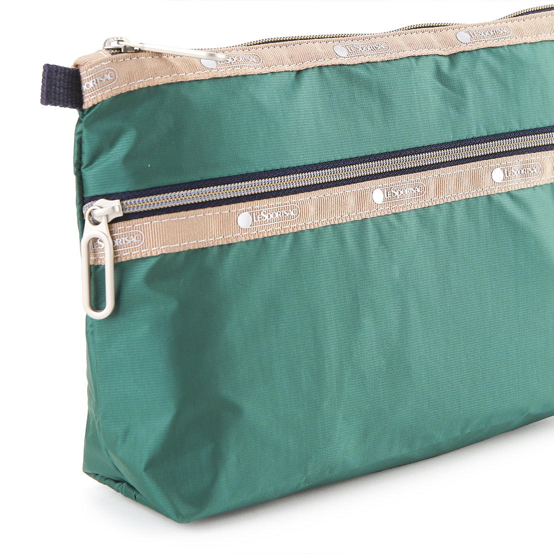 Essential 2 Zip Pouch In Pw Lush Meadow C1