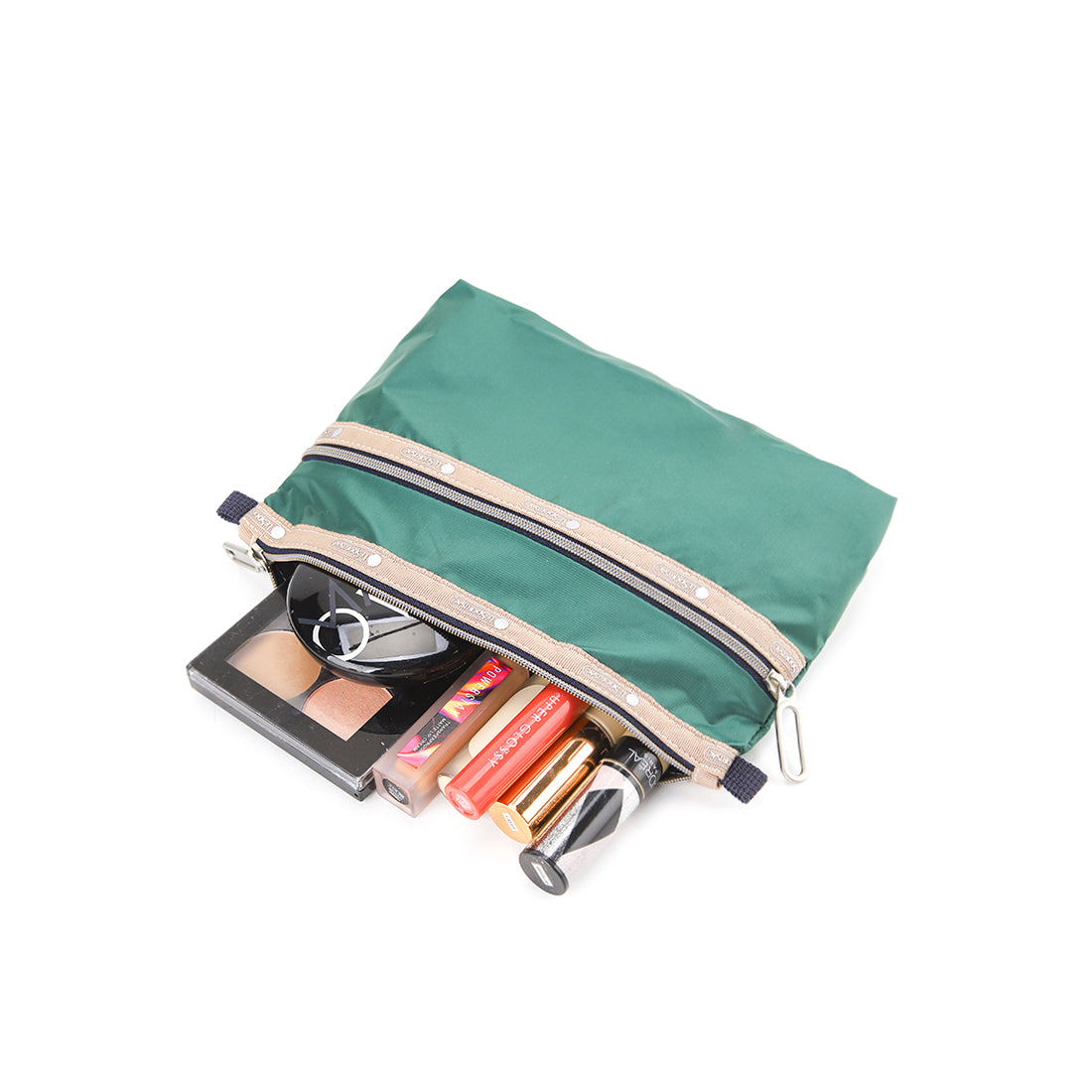 Essential 2 Zip Pouch In Pw Lush Meadow C1