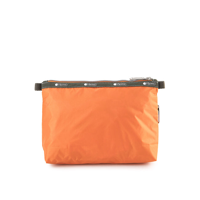 Essential 2 Zip Pouch In Pw Flame Orange C1