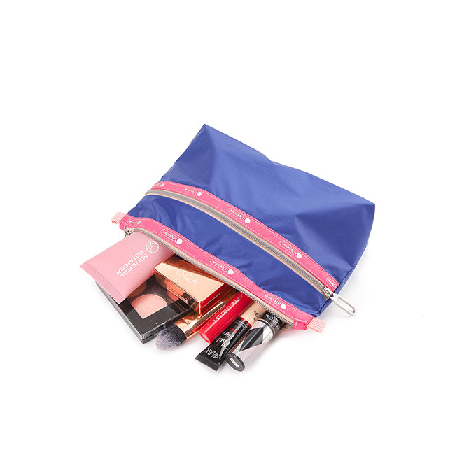 Essential 2 Zip Pouch In Pw Dazzling Blue C1