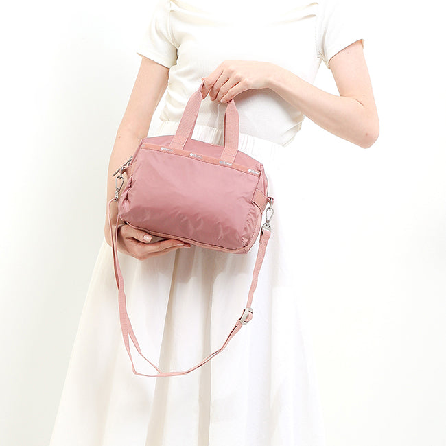 Small Uptown Satchel In Dusty Pink C