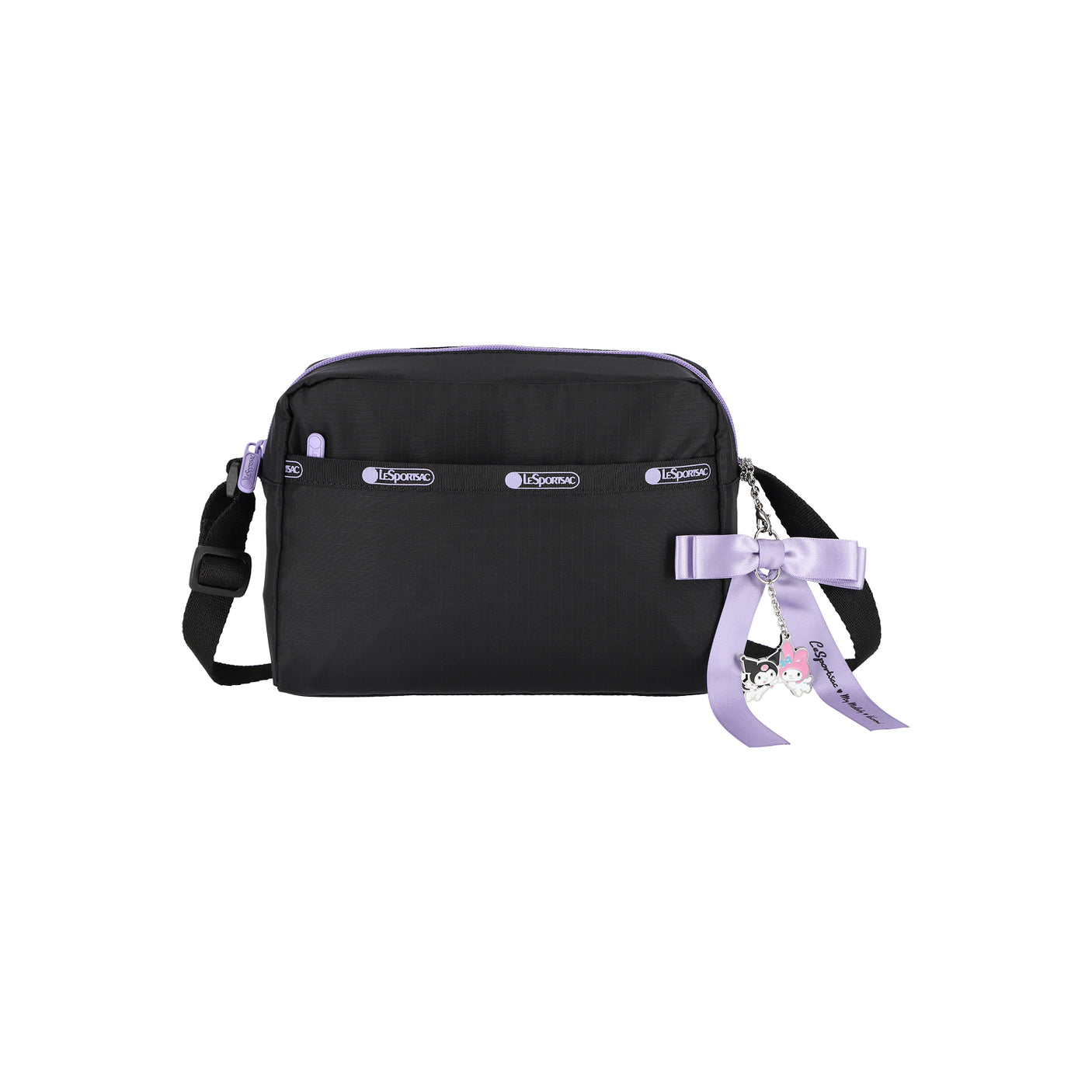 LeSportsac Tas Unisex Daniella Crossbody In My Melody Kuromi Bow
