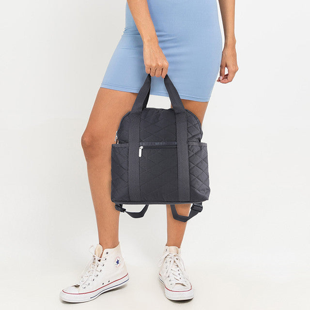 Double Trouble Backpack In Thunder Cross Deboss