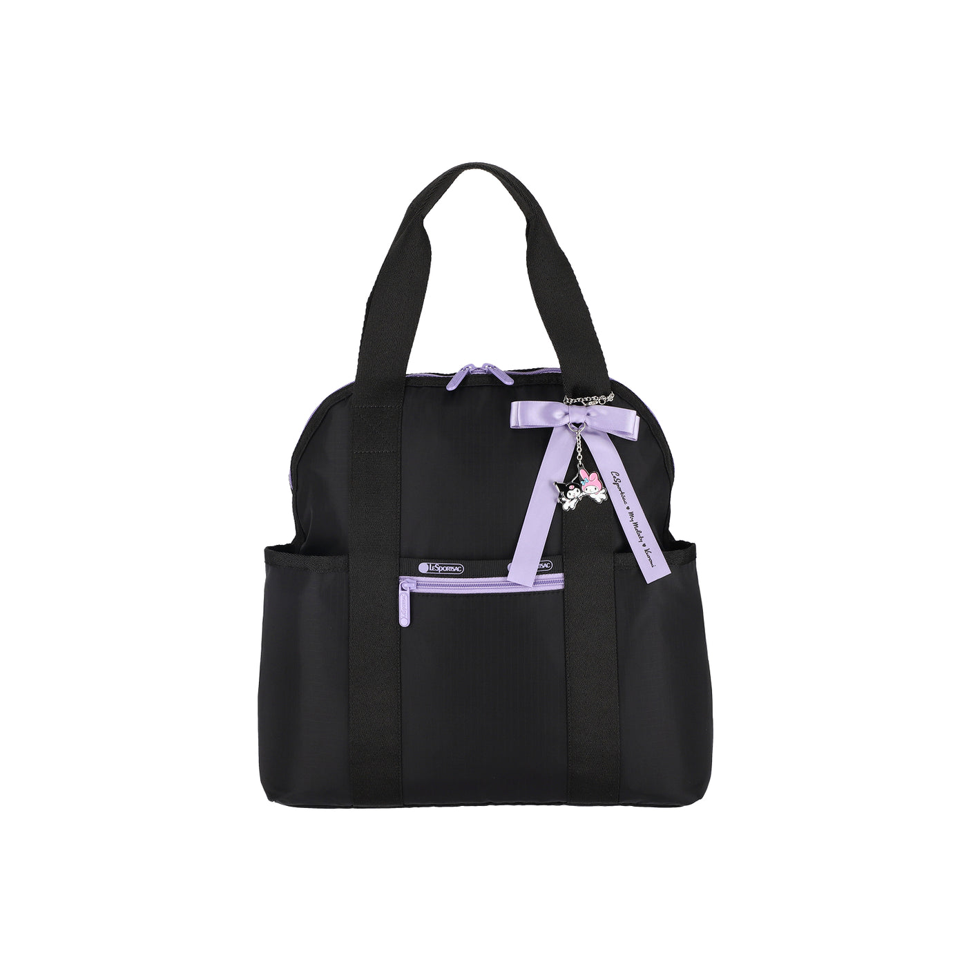 LeSportsac Tas Unisex Double Trouble Backpack In My Melody Kuromi Bow