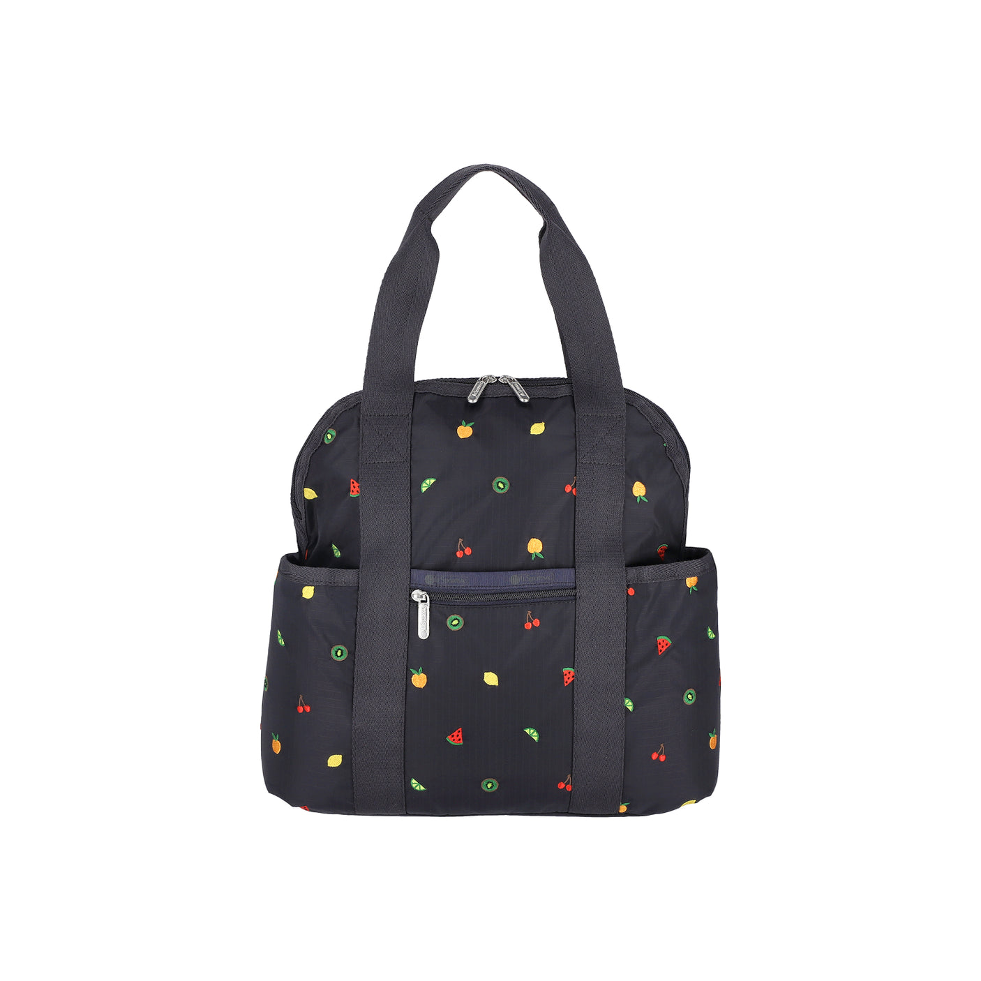 LeSportsac Tas Unisex Double Trouble Backpack In Mixed Fruit Embroidery