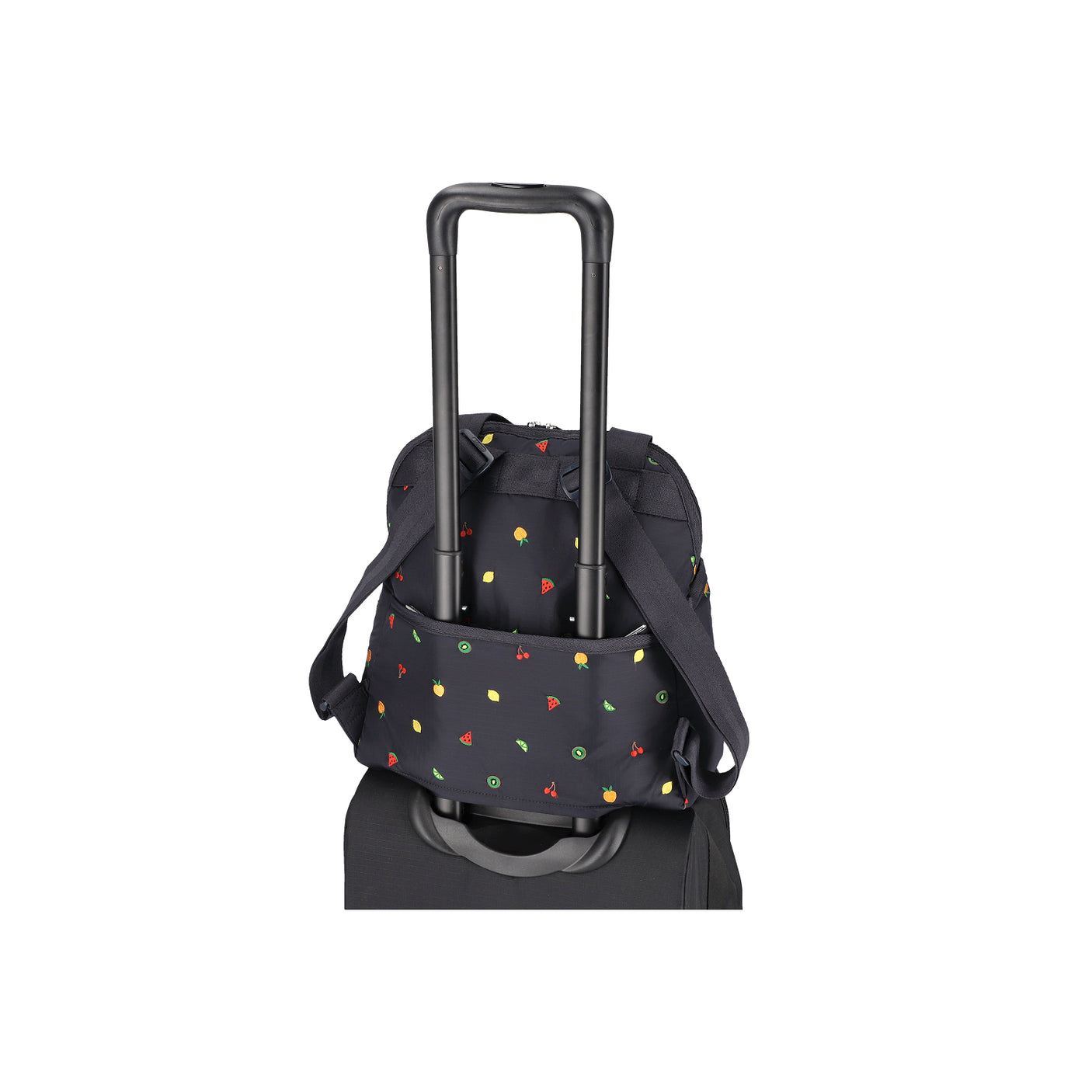 LeSportsac Tas Unisex Double Trouble Backpack In Mixed Fruit Embroidery
