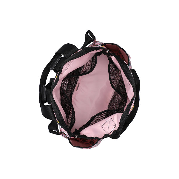 LeSportsac Tas Unisex Double Trouble Backpack In Peanuts Gang Pink