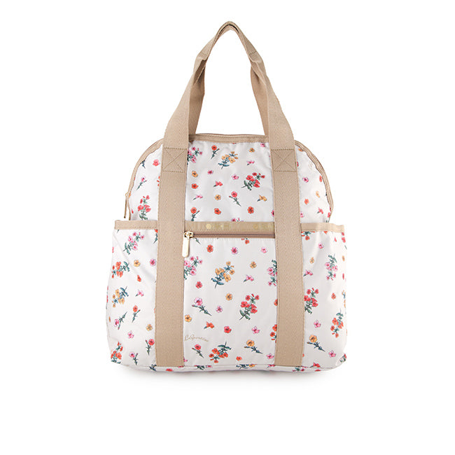 LeSportsac Unisex Double Trouble Backpack In Dainty Garden