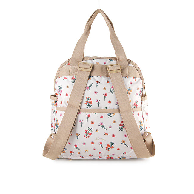LeSportsac Unisex Double Trouble Backpack In Dainty Garden