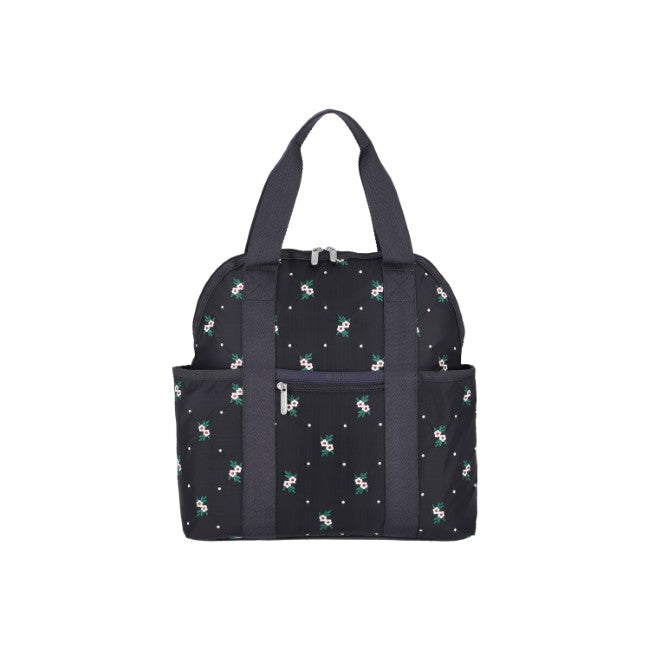 LeSportsac Unisex Bags Double Trouble Backpack In Floral Lattice Emb